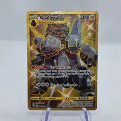 Coalossal 198/189 Pokemon Darkness Ablaze Sword & Shield Secret Rare Card GOLD - Image 1