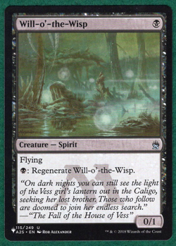 Will-o'-the-Wisp - The List Reprints LIST #115 - Magic: The Gathering MTG Card - Image 1