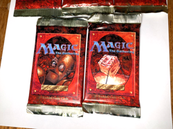 5 packs MTG Magic: the Gathering English 4th 4ed Booster Pack 1994 New Sealed 742818067003 - Image 3