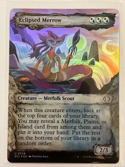Eclipsed Merrow | 339 | MTG | Lorwyn Eclipsed | Foil | Showcase - Image 1