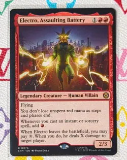 1x MTG Electro, Assaulting Battery - SPM Rare! NM Mint! Ships Fast! - Image 1
