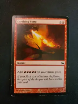 Seething Song MP Duel Decks: Knights vs. Dragons Magic The Gathering MTG Tcg - Image 1