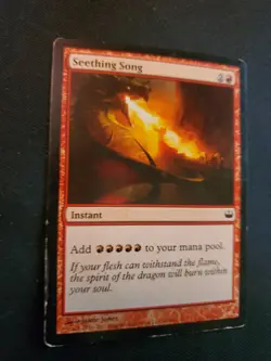 Seething Song MP Duel Decks: Knights vs. Dragons Magic The Gathering MTG Tcg - Image 2