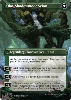 Oko, Lorwyn Liege BORDERLESS Lorwyn Eclipsed Magic MTG NM - Image 2
