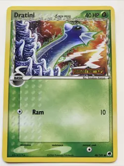 Pokemon - Dratini - HOLO STAMPED - Dragon Frontiers - 46/101 - NM - Image 1