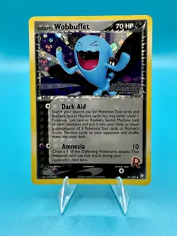Pokemon TCG 2004 Rocket's Wobbuffet 47/109 Team Rocket Returns Holo Stamped MP - Image 1