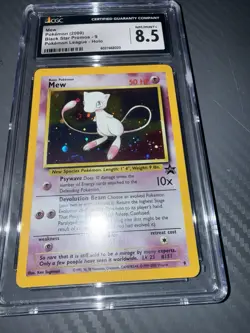Pokemon Black Star Promo Pokemon League Holo Mew #9 CGC 8.5 NM Mint+ 2000 - Image 3