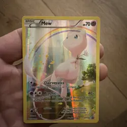 Pokemon Mew TCG XY110 Holo Black Star Promo Full Art 2016 - Image 1