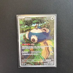 Pokemon TCG Snorlax 181/165 Korean Edition, Rare Mint Condition - Image 1