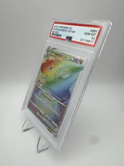 2022 POKEMON GO DRAGONITE VSTAR SECRET RAINBOW #081 PSA 10 GEM MINT - Image 4