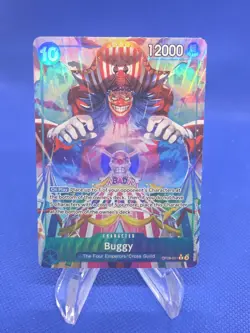 One Piece Emperors in the New World Buggy OP09-051 Parallel Alternate Alt Art NM - Image 1