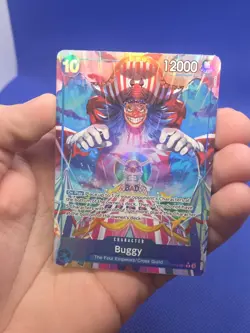 One Piece Emperors in the New World Buggy OP09-051 Parallel Alternate Alt Art NM - Image 2