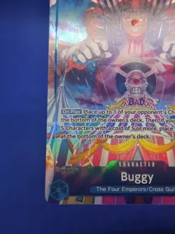 One Piece Emperors in the New World Buggy OP09-051 Parallel Alternate Alt Art NM - Image 5
