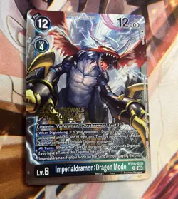 Digimon Card Imperialdramon: Dragon Mode 2024 Regionals Participant BT16-028 - Image 1