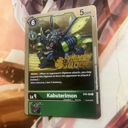 Digimon Card Kabuterimon Judge Stamped ST4 - 08 NM - Image 1