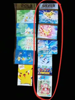 Silver Post Card Sealed Legendary Birds Lugia 1999 Pokemon Japanese Vintage - Image 4