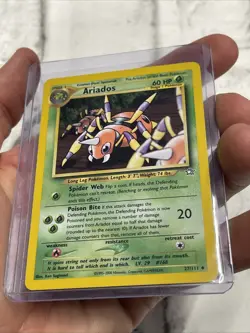 Ariados 27/111 Uncommon Neo Genesis Unlimited Pokemon TCG Card WOTC NM 2000 Vtg - Image 2