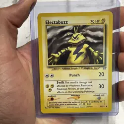 Pokemon TCG - ELECTABUZZ - 33/111 - NEO GENESIS (2000) - WOTC NM Uncommon Card - Image 1