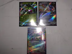 Lot of 3 Pokemon Japaneese EX Cards - Image 1
