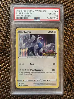 Lugia - (Prerelease) SWSH069 SWSH: Sword & Shield Promo Cards Holo - Image 5