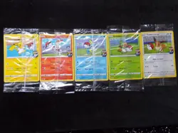 Pokemon Futsal On The Ball Football set, 5 Promo cards all Sealed - Image 1