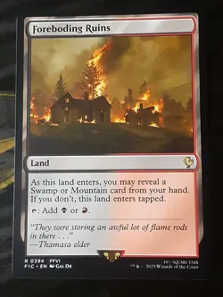 Foreboding Ruins , Commander Final Fantasy , NM ,MTG,FREE SHIPPING - Image 1