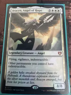 1x MTG Avacyn, Angel of Hope (Foil) - Commander Masters (CMM) #14 - Magic - Image 1