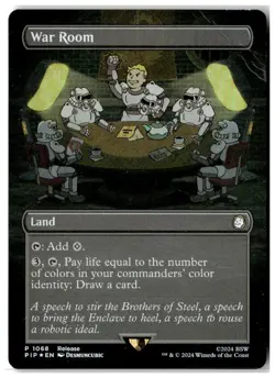 MTG Foil War Room (Borderless) - Launch Party & Release Event Promos HP English - Image 1