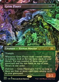 MTG FOIL Grim Flayer - Double Masters 2022 #380 - Image 1