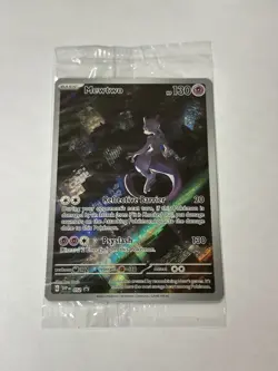 Pokemon TCG Mewtwo SVP 052 Scarlet & Violet 151 UPC Promo - Sealed - Image 1