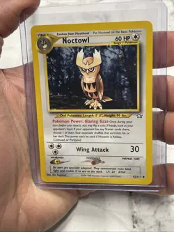 Noctowl 42/111 Pokemon Neo Genesis Unlimited NM Near Mint Vintage Vtg Pokemon - Image 1