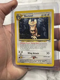 Noctowl 42/111 Pokemon Neo Genesis Unlimited NM Near Mint Vintage Vtg Pokemon - Image 2
