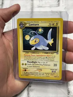 Lanturn 38/111 - Neo Genesis Unlimited Edition - WOTC Pokemon NM Near Mint Vtg - Image 1