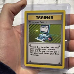 Computer Search – Pokemon TCG Base Set 71/102 Rare NM Near Mint Pokemon Nintendo - Image 2