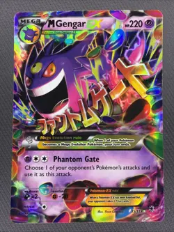 Pokemon TCG M Gengar EX Phantom Forces Card 35/119 Semi Played Card - Image 1