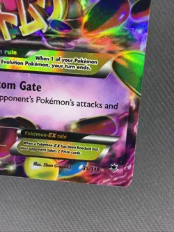 Pokemon TCG M Gengar EX Phantom Forces Card 35/119 Semi Played Card - Image 4