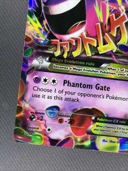 Pokemon TCG M Gengar EX Phantom Forces Card 35/119 Semi Played Card - Image 5