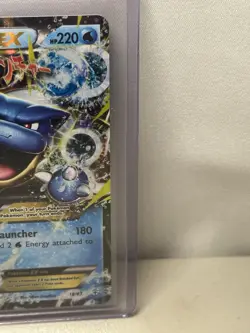 Pokemon M Blastoise EX Full Art TCG 18/83 Ultra Rare Holo Card LP - Image 4