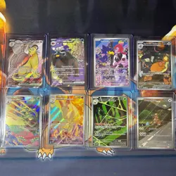 Pokemon Modern Alternate Arts Special Illustration Rare Card Collection Lot of 8 - Image 1