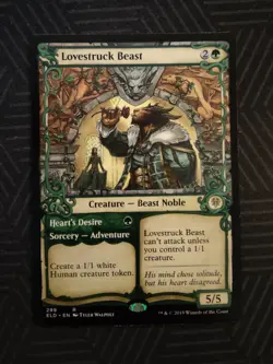 mtg lovestruck beast showcase throne of eldraine - Image 1