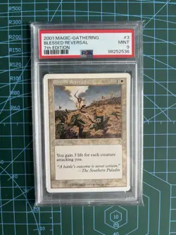 MTG 2001 Blessed Reversal 7th Edition PSA 9 Mint - Image 2