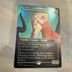 Ulamog, the Ceaseless Hunger #670 Borderless Foil – Commander Masters – MTG - - Image 2