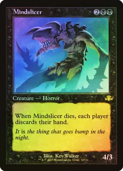 MTG FOIL Mindslicer - Dominaria Remastered #305 - Image 1