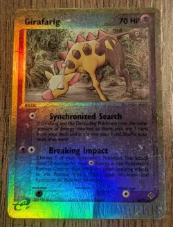 Girafarig 16/97 Dragon Reverse Holo HP Pokemon TCG FREE SHIPPING - Image 2