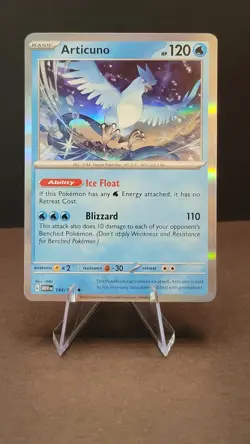 Holo Articuno 144/165 Rare Scarlet and Violet 151 Pokemon TCG ENGLISH - Image 1