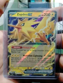 Pokemon TCG Zapdos ex 145/165 SV: Scarlet and Violet 151 Double Rare Holo NM - Image 1