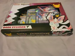 Pokemon TCG: Celebrations Dark Sylveon V Collection Box New Factory Sealed - Image 3