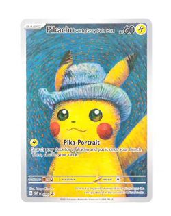 Pokemon x Pikachu x Charizard x Squirtle x Eevee x Van Gogh with Grey Felt Hat - Image 5