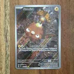 Pokemon TCG Stunfisk 202/191 Illustration Rare, Surging Sparks, NM/M Condition - Image 1