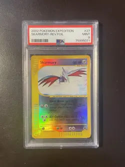 PSA 9 Skarmory Reverse Holo - 27/165 - Expedition - Pokemon - Read Description - Image 1